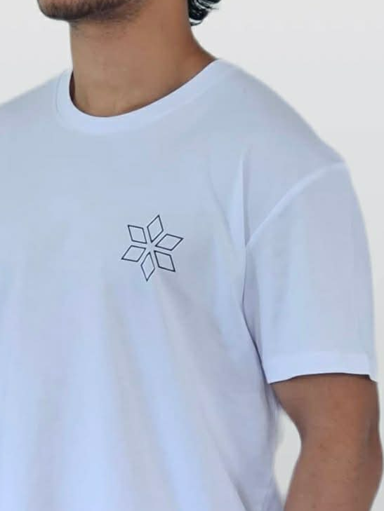 White t-shirt star logo NZ